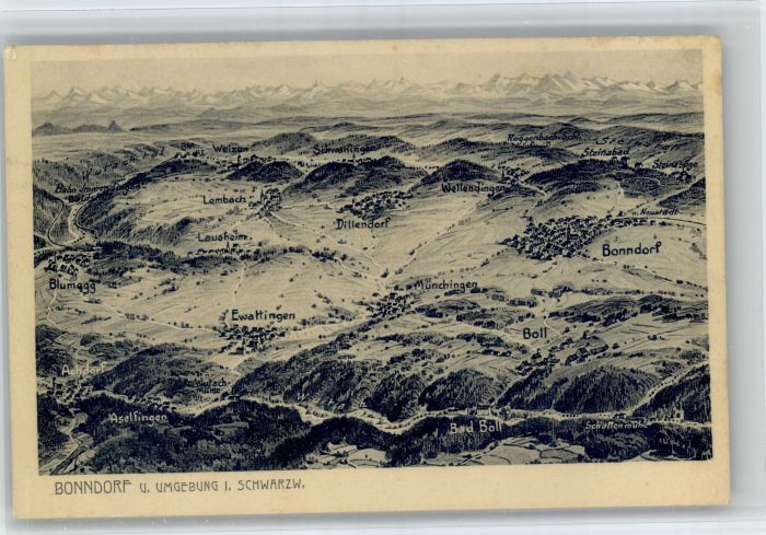 Bonndorf Schwarzwald Bonndorf Fliegeraufnahme