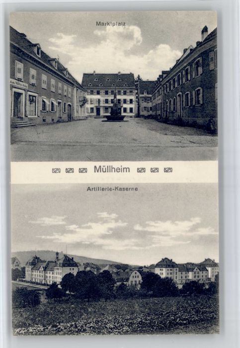 Muellheim Baden arktplatz Artillerie Kaserne