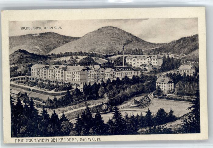 Friedrichsheim Rehaklinik Malsburg-Marzell Kandern BW Friedrichsheim bei Kandern