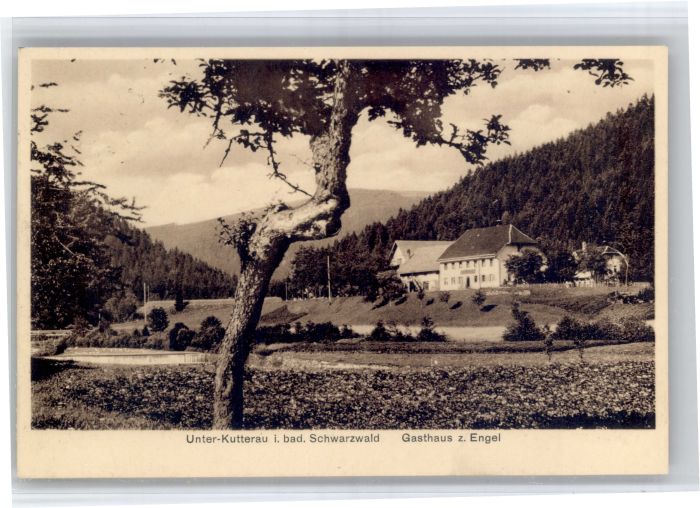 Unterkutterau bei St Blasien Gasthaus Engel