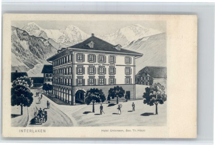 Interlaken BE Interlaken Hotel Unterseen Kutsche