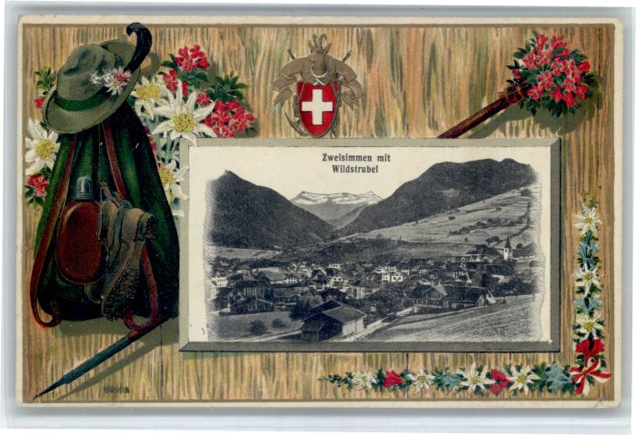 Zweisimmen Wappen Wildstrubel