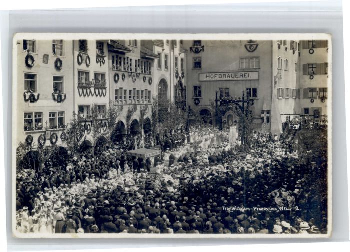 Wil Fronleichnam Prozesion