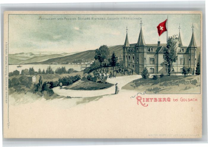Goldach Rietberg Restaurant Pension Schloss