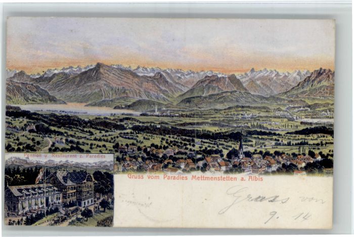 Mettmenstetten Pension Restaurant Paradies