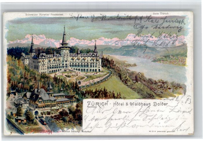 Zuerich Hotel Waldhaus Kuenstler Cafe Steinmann x