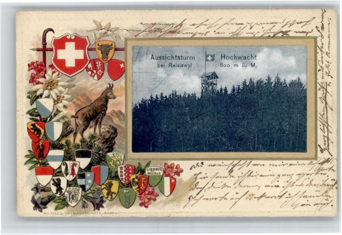 Reisiswil Aussichtsturm Hochwacht Gemse