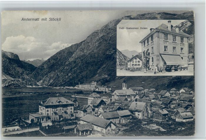 Andermatt Cafe Restaurant Suisse