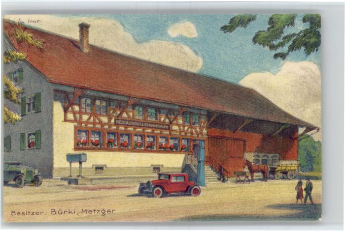 Winterthur [Stempelabschlag] Buerki Metzger