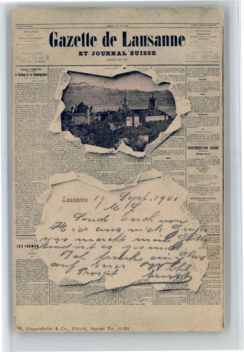 Lausanne VD Lausanne Journal Suisse