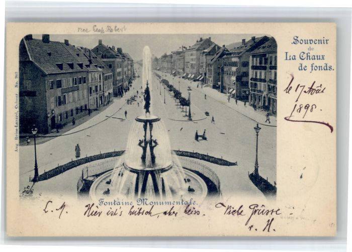La Chaux-de-Fonds Fontaine Monumentale