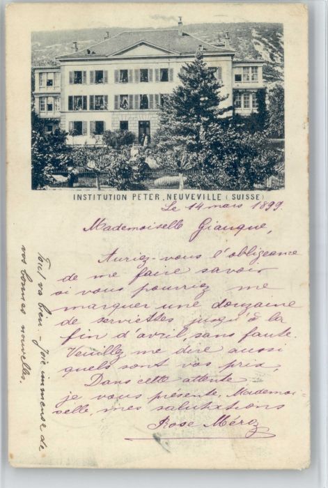 La Neuveville Institution Peter