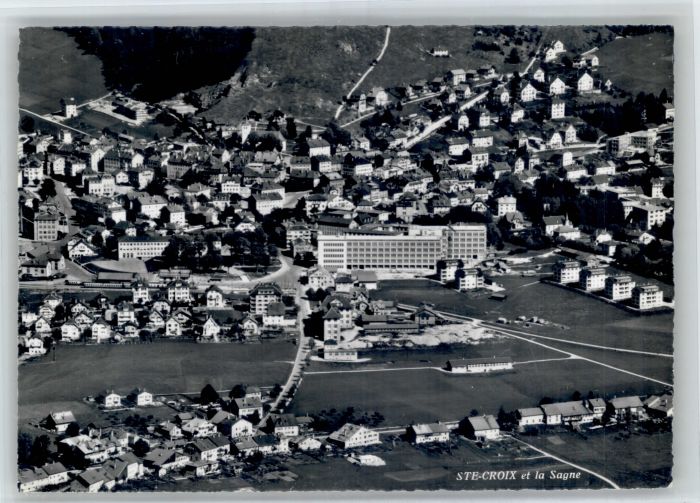 Ste Croix VD Ste-Croix Fliegeraufnahme