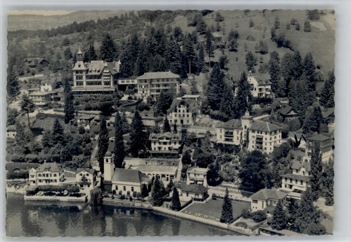 Weggis Vierwaldstaettersee Weggis Fliegeraufnahme