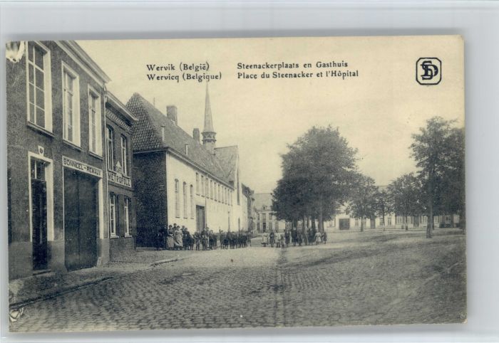 Wervik Steenackerplaats en Gasthuis