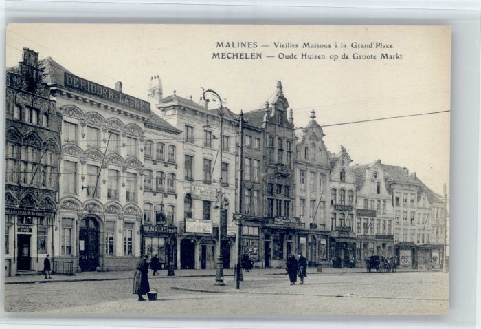 Malines Mechelen Flandre Vieillesmaisons Grand Place
