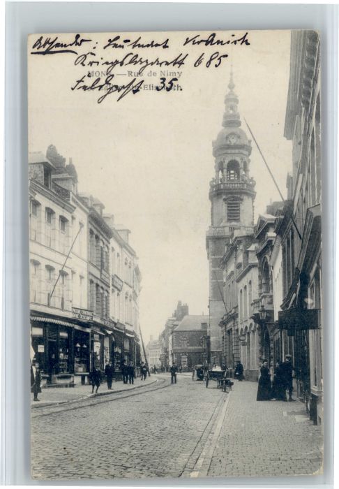 Mons Hainaut Mons Rue de Nimy Eglisee Elisabeth