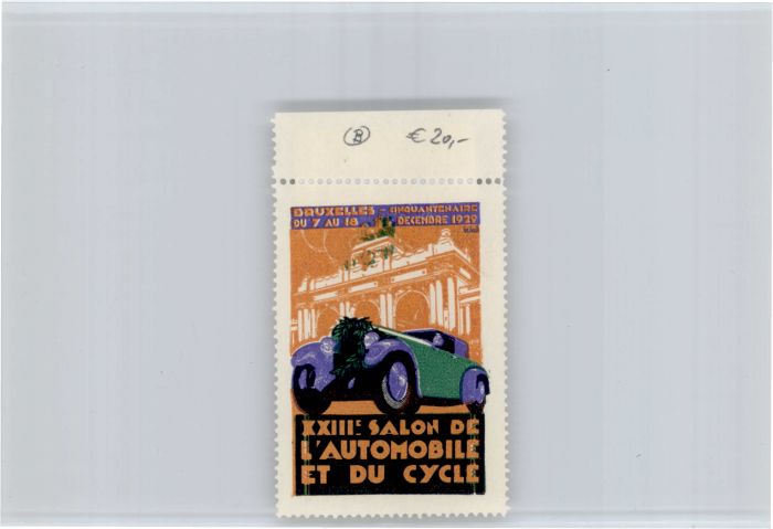 Bruxelles Bruessel Werbemarke