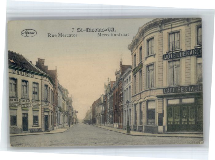 St-Nicolas Rue Mercator Mercatorstraat Hotel  Cafe Restaurant