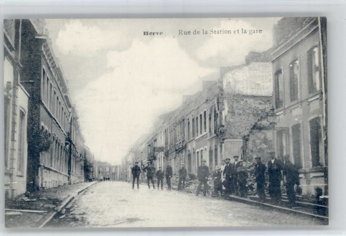 Herve Rue de la Station et la Gare