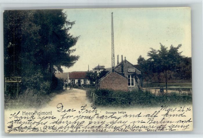 Heer-Agimont Douane Belge