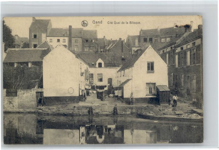 Gand Belgien Gand Cite Quai de la Biloque
