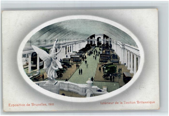 Bruxelles Bruessel Interieur de la Section Britannique