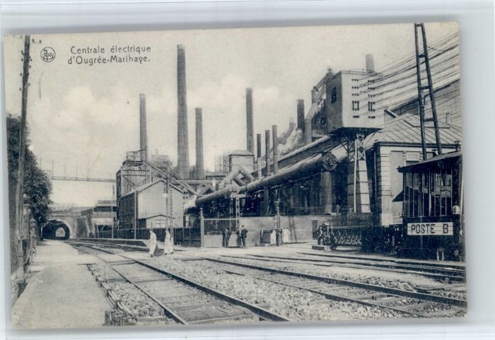 Luettich Luettich [Stempelabschlag] Centrale Electrique Ougree Marihaye