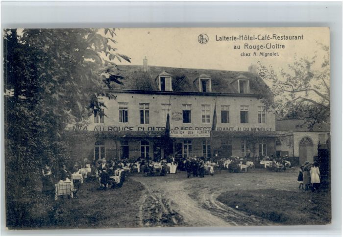 Bruessel Bruxelles Laiterie Hotel-Cafe-Restaurant Rouge Cloitre