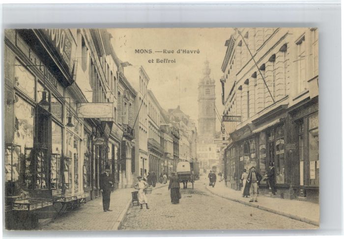 Mons Hainaut Mons Rue Havre Beffroi