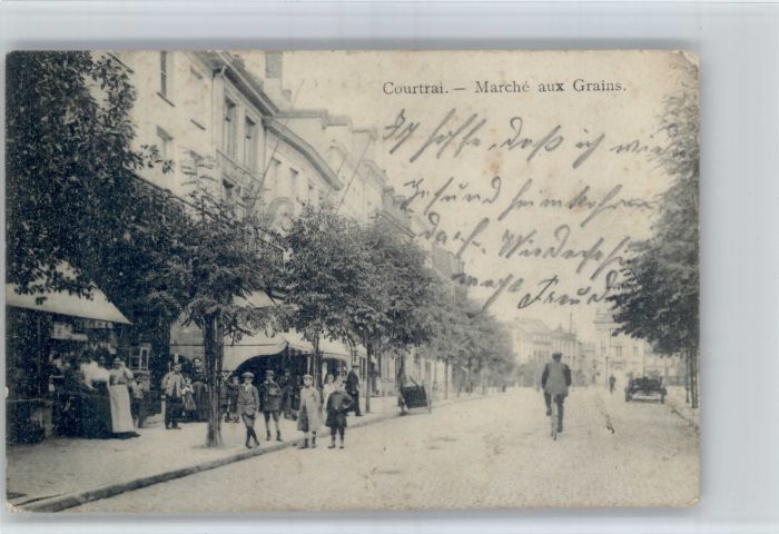 Courtrai KORTRIJK Flandre Belgie Courtrai Marche Grains