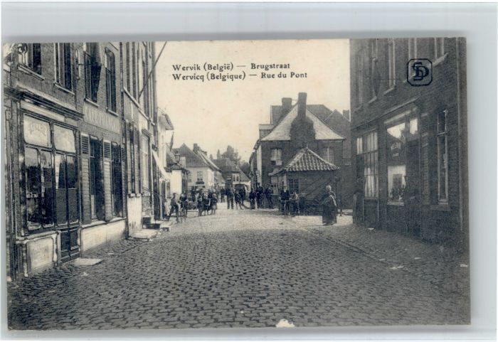 Wervik Brugstraat Rue Pont