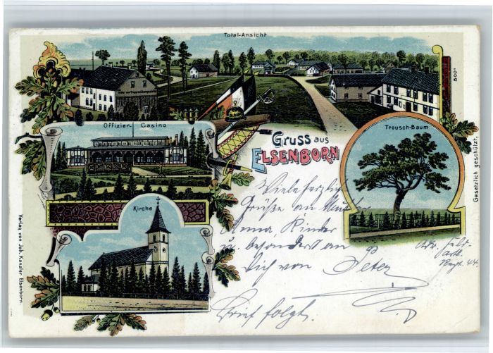 Elsenborn Offizier Casino Kirche Trousch Baum