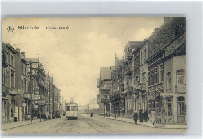 Middelkerke Avenue Leopold Strassenbahn