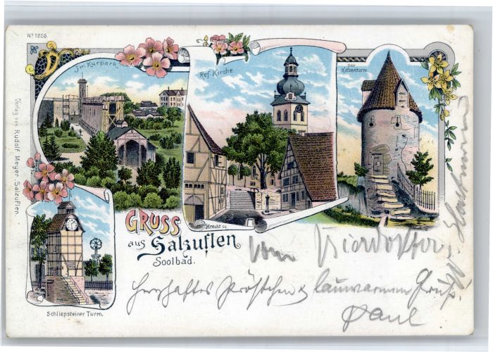 Bad Salzuflen Kurpark Kirche Katzenturm Schliepsteiner Turm