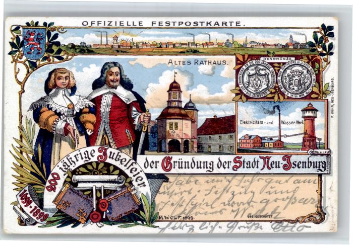 Neu-Isenburg Rathaus Elektrizitaetswerk Wasserwerk