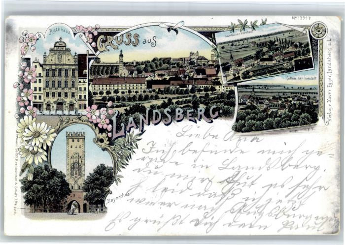 Landsberg Lech Landsberg Rathaus Bayertor