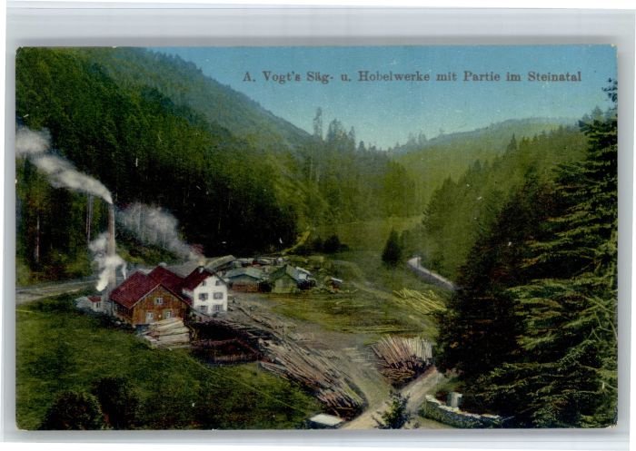 Bonndorf Schwarzwald Bonndorf [handschriftlich] Hobelwerk