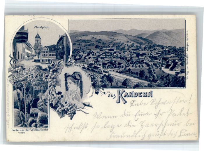 Kandern Marktplatz Wolfschlucht