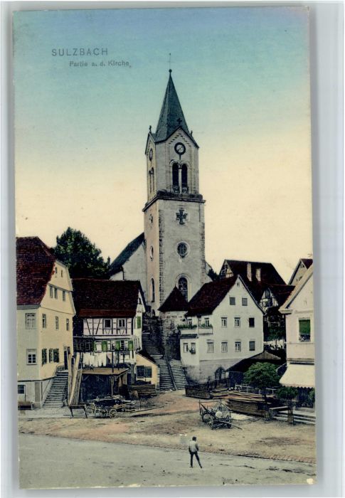 Sulzbach Murr Kirche Bahnpost
