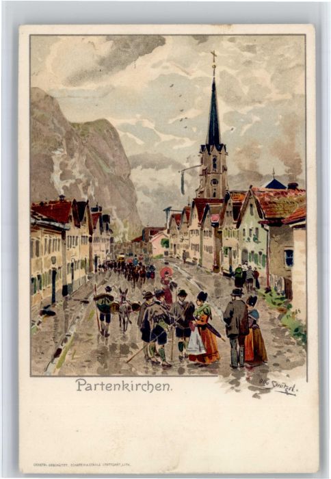 Partenkirchen Kuenstler Otto S.