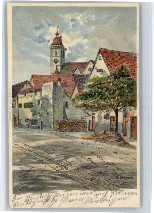 Nuertingen uenstler H. Remppis x