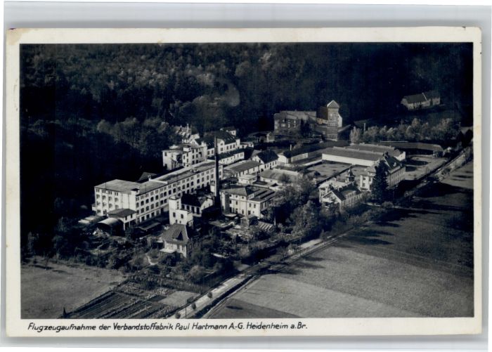 Heidenheim Brenz Heidenheim Fliegeraufnahme Verbandstofffabrik Paul Hartmann AG