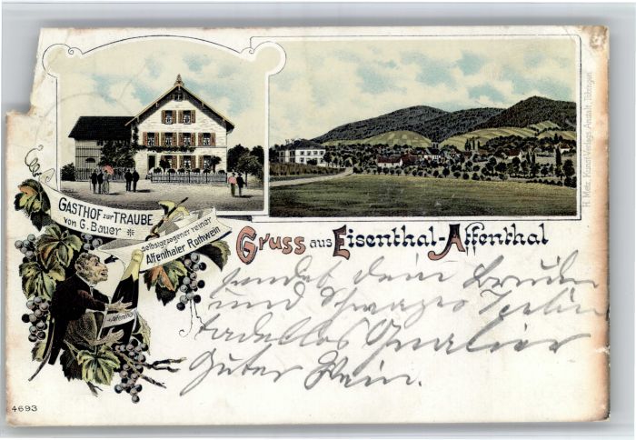 Affental Buehl Rastatt BW Eisental Gasthof Traube