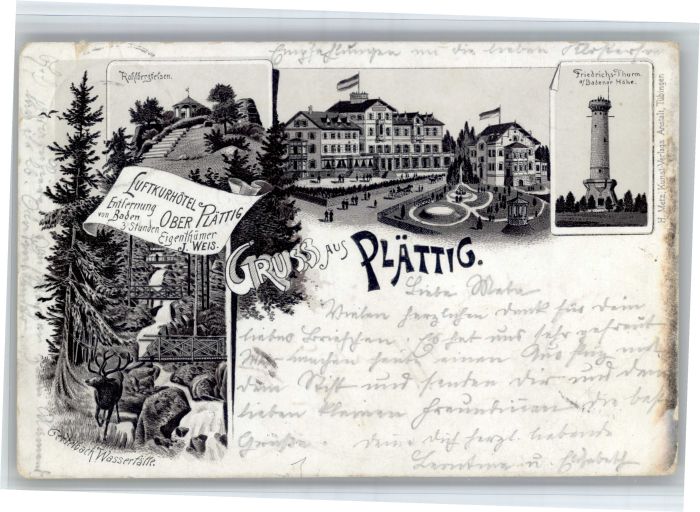 Plaettig otel Ober-Plaettig Kohlbergfelsen Friedrichturm Wasserfall x