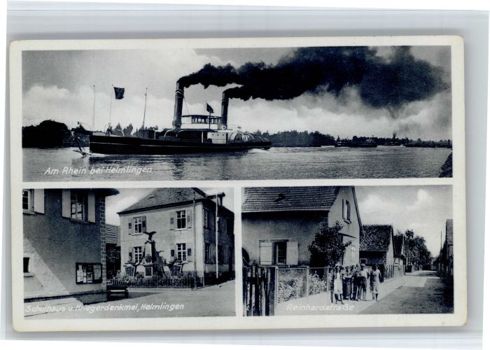 Helmlingen Schulhaus Kriegerdenkmal Rheinhardstrasse