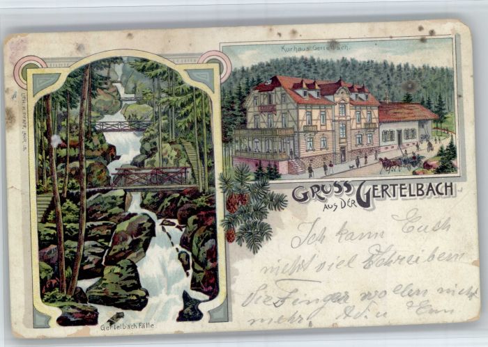 Gertelbach Wasserfall Kurhaus