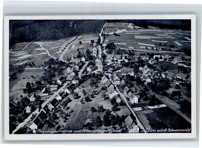 Dobel Schwarzwald Dobel Wuerttemberg Fliegeraufnahme