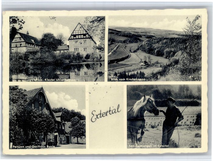 Extertal Kloster Uhlenhausen Pension Gasthaus Bunte Pferd