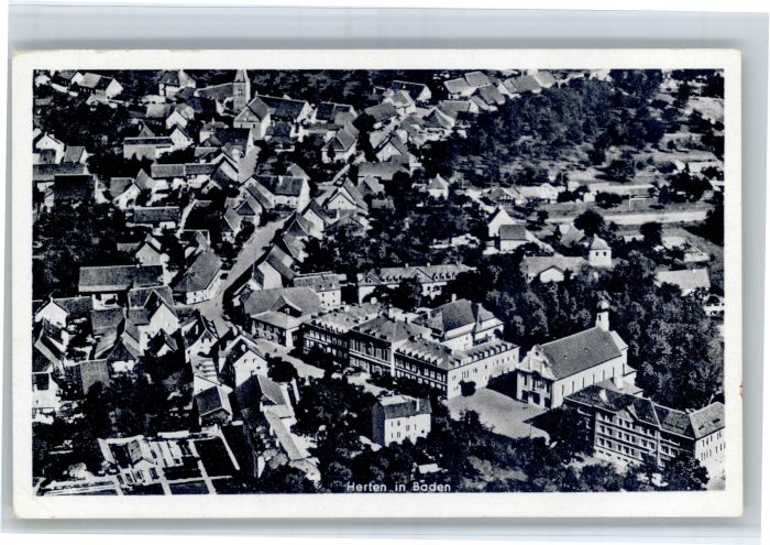 Herten Rheinfelden Fliegeraufnahme